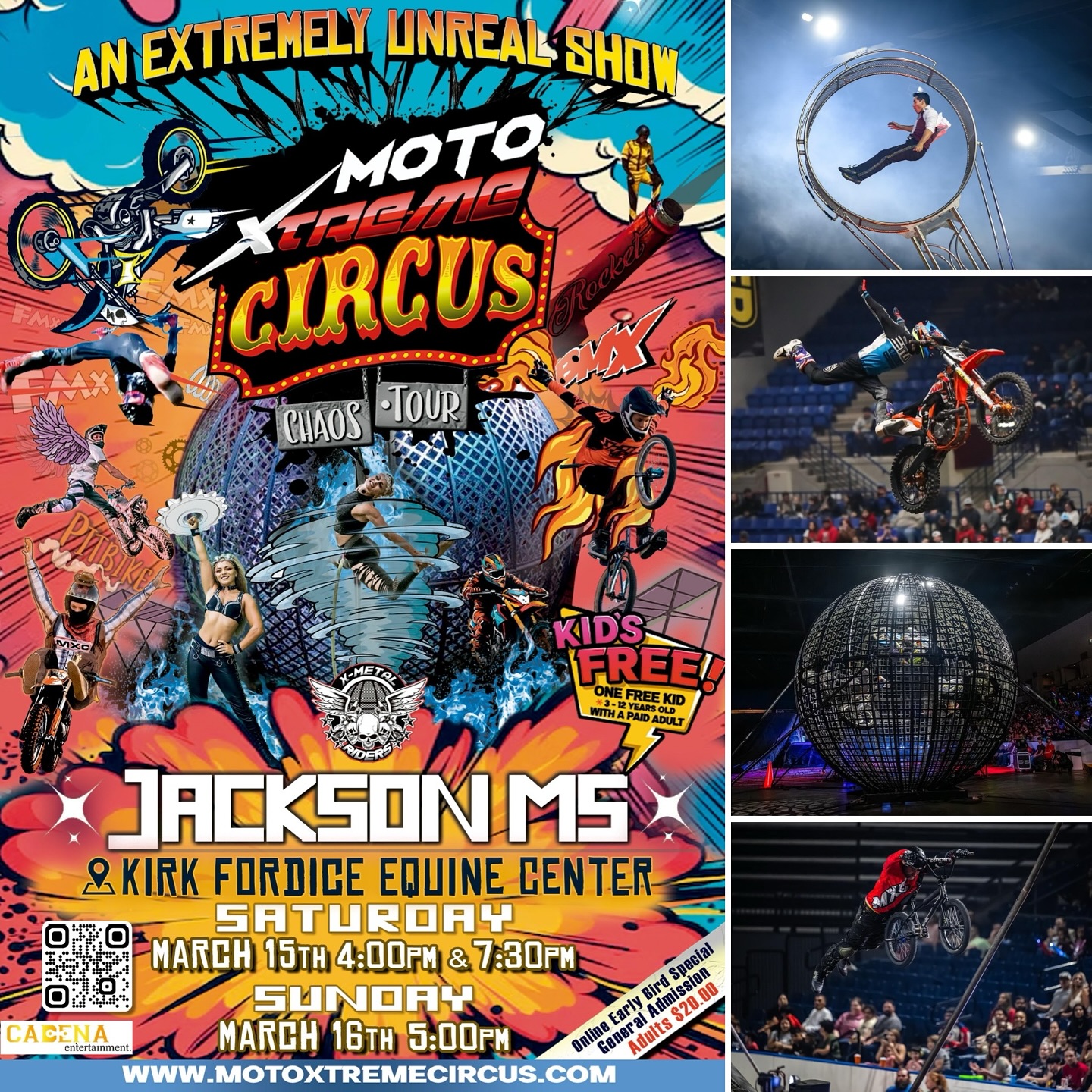 Moto Xtreme Circus CHAOS Tour!