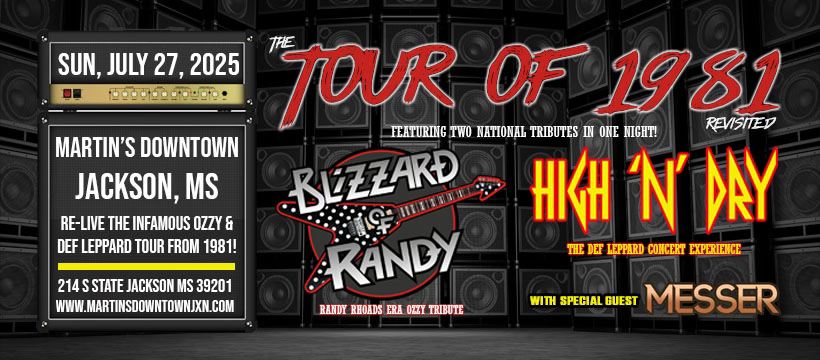 The Tour of 1981 Revisited ft. Def Leppard “High N’Dry” + Ozzy Tribute “Blizzard of Randy”