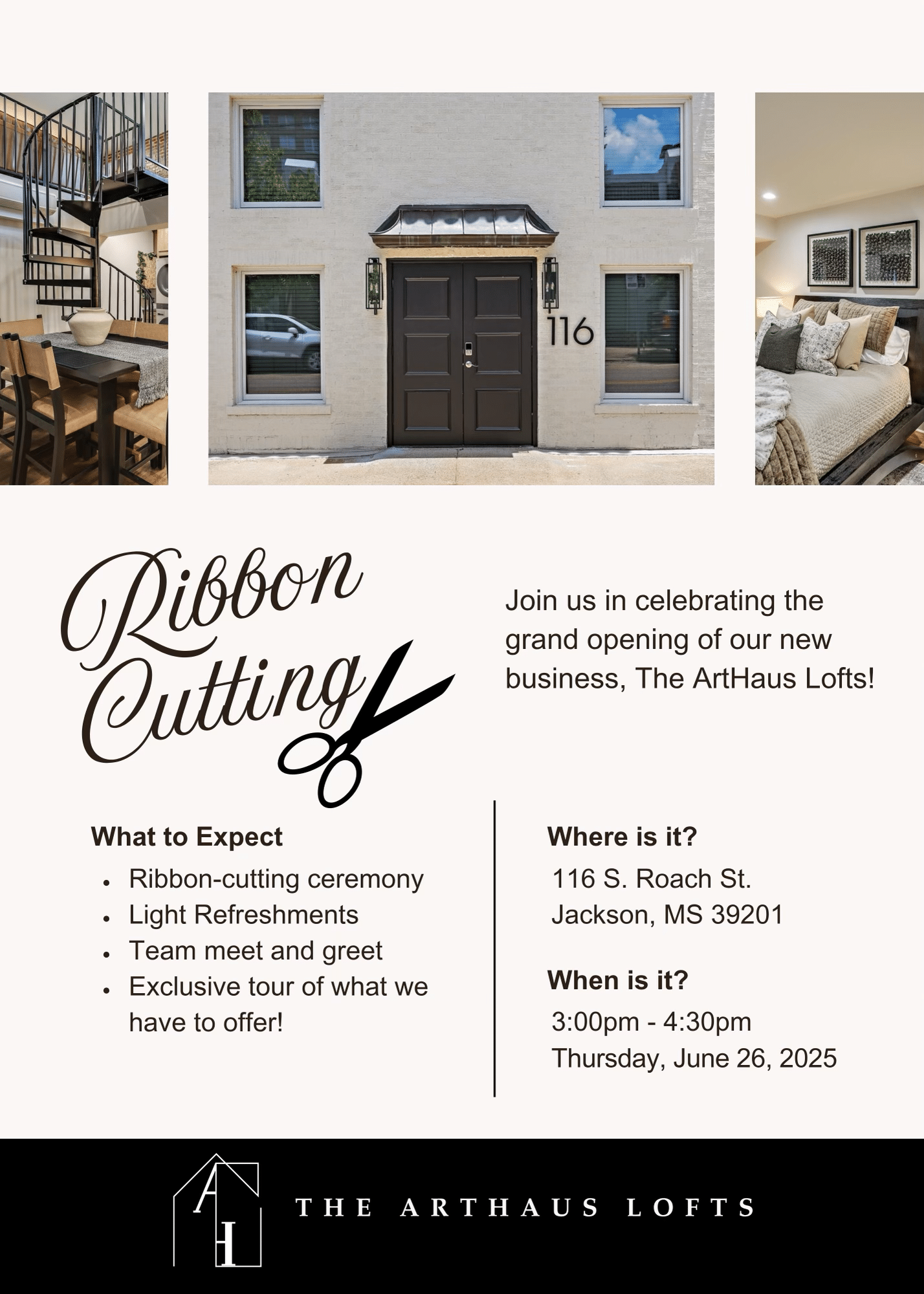 ArtHaus Lofts Ribbon Cutting Ceremony