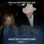 Max and Heather Stalling live at Martin's Downtown