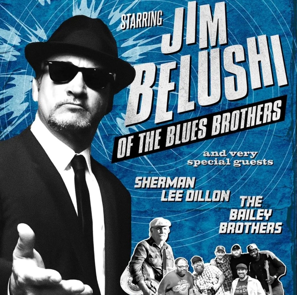 Jim Belushi of The Blues Brothers with guest Sherman Lee Dillon & The Bailey Brothers Live at Martin’s Downtown