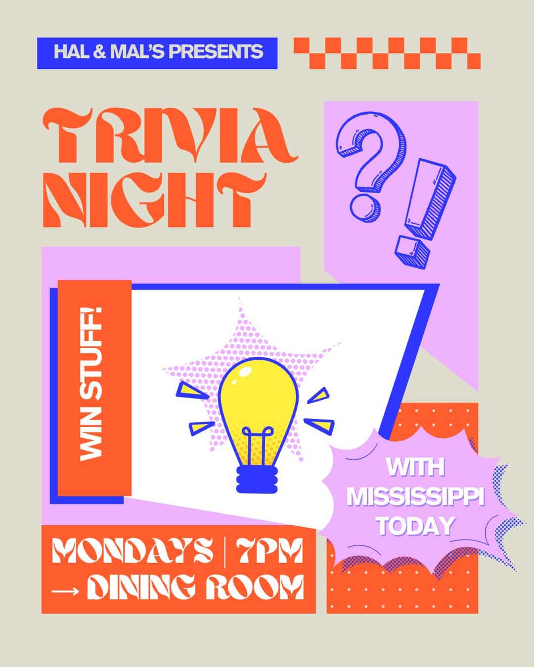 Trivia Night at Hal & Mal’s