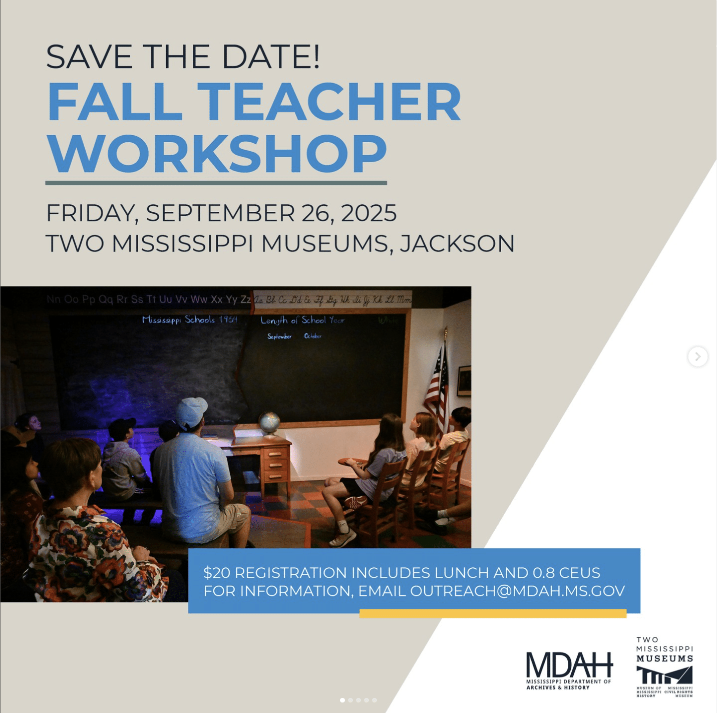 Fall Teacher Workshop